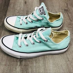 CONVERSE ALL STAR CANVAS LOW TOP SNEAKERS LACE UP SHOES